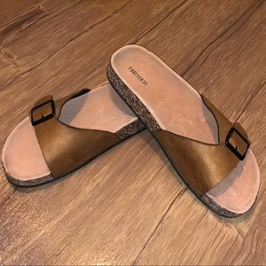 Tan sandals